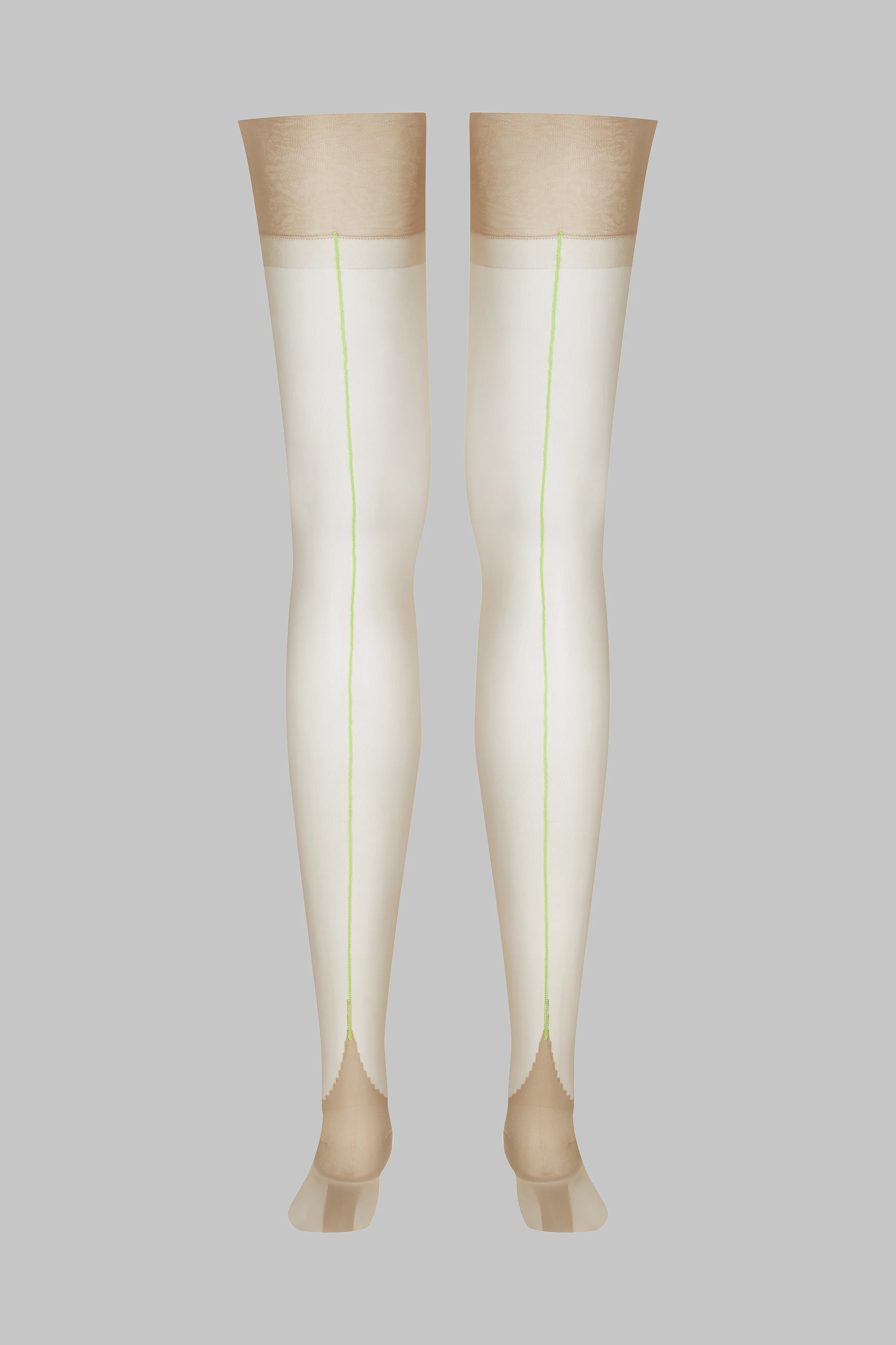 Authentic neon seamed nylon stockings 15D - LEGWEAR - Image 4