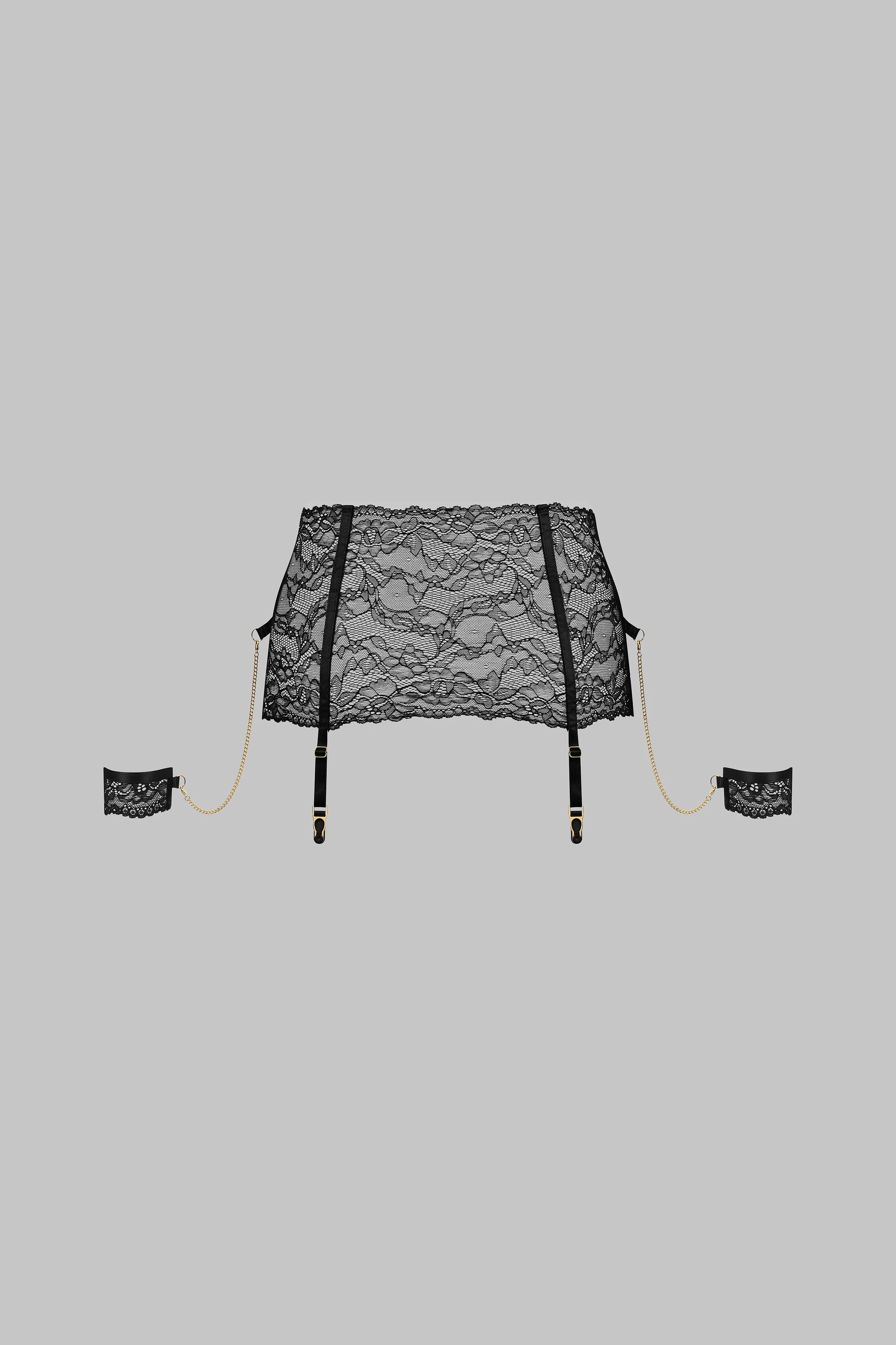 Garter belt with cuffs - Le Petit Secret Dentelle - Image 4