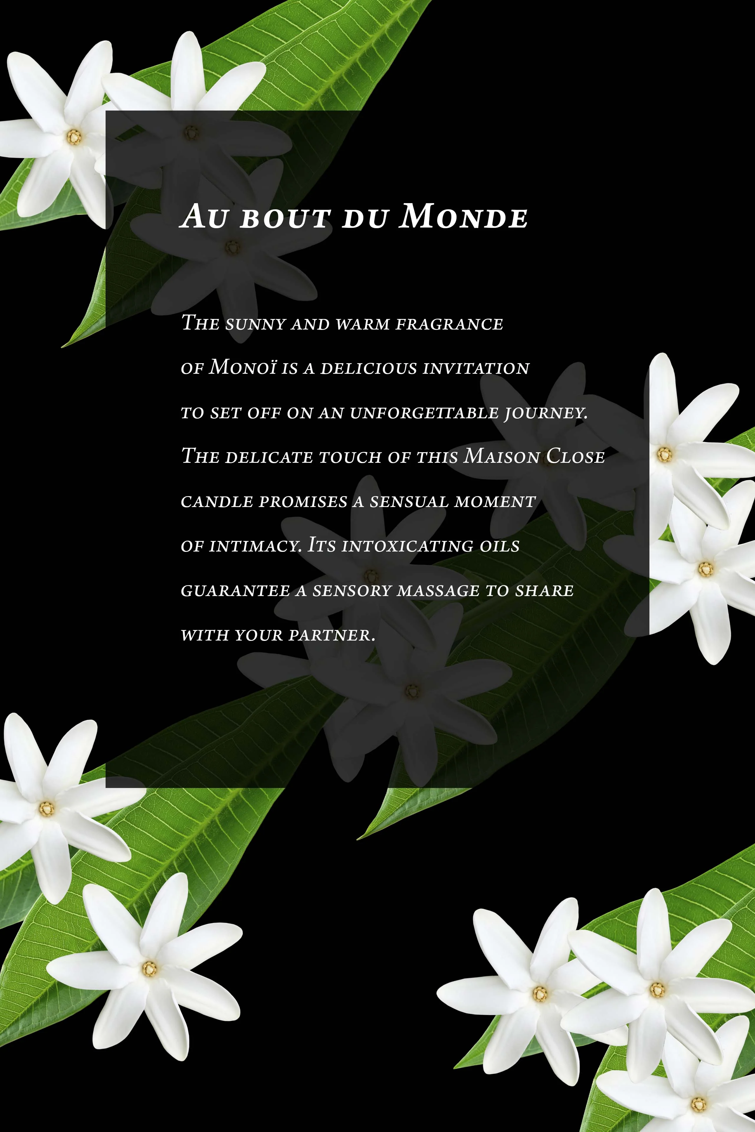 Massage Candle - Monoï - Au Bout du Monde - Image 4